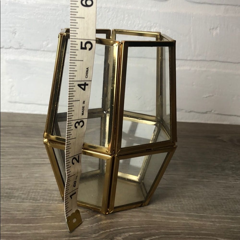 Geometric Glass Terrarium - Picture 4 of 5